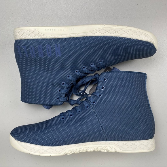 SOLD NEW NoBull High-Top Navy Trainer sneakers men’s 12 women’s 13.5 - Picture 3 of 15
